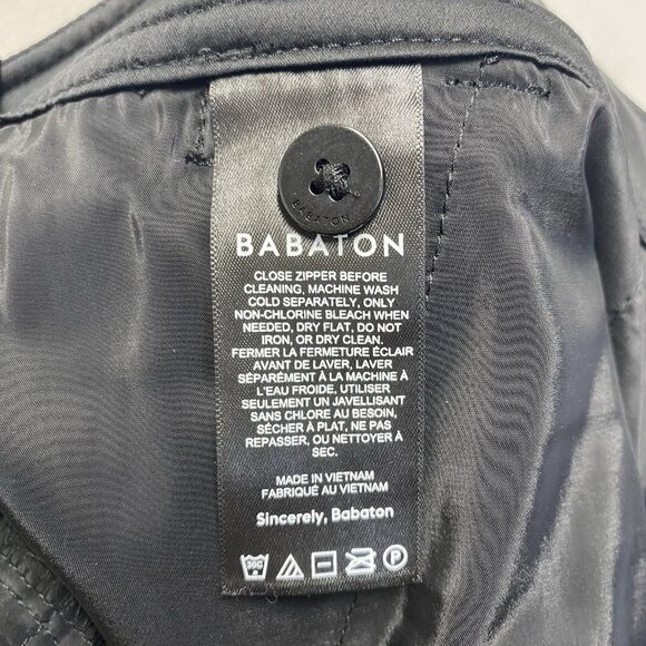 Aritzia Babaton Vegan Leather Command Cropped Pants Women Size 0 Black Mid-Rise - Picture 4 of 15